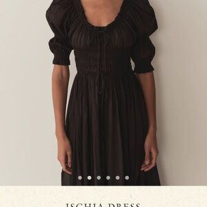 Doen Black Midi Dress